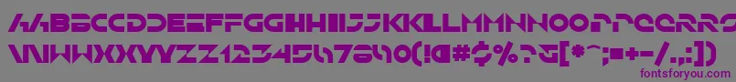 SfSolarSailerBold Font – Purple Fonts on Gray Background