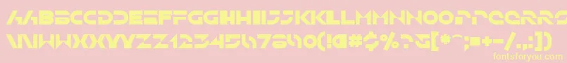 SfSolarSailerBold Font – Yellow Fonts on Pink Background