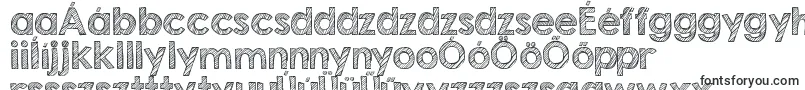 Шрифт Kg Second Chances Sketch – венгерские шрифты