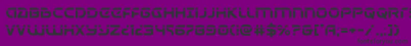 Universaljacklaser Font – Black Fonts on Purple Background