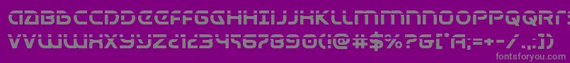 Universaljacklaser Font – Gray Fonts on Purple Background