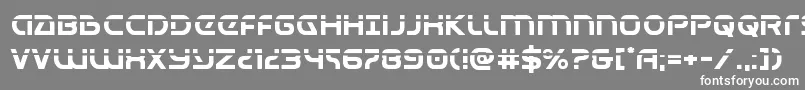 Universaljacklaser Font – White Fonts on Gray Background