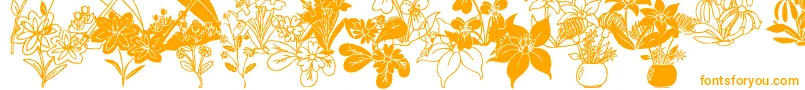 DtFlowers2 Font – Orange Fonts
