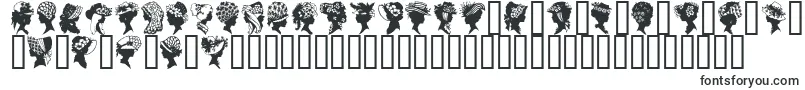 Шрифт GeProfileSilhouettes – шрифты для Adobe Illustrator