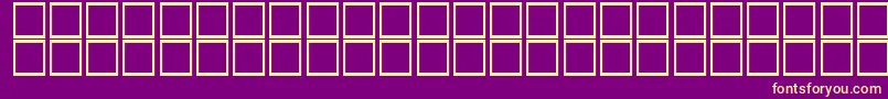 ThulthBold Font – Yellow Fonts on Purple Background