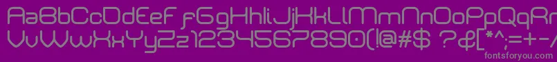 Rivaldizakie-Schriftart – Graue Schriften auf violettem Hintergrund