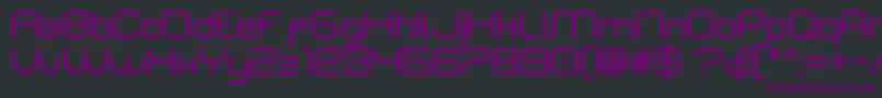Rivaldizakie Font – Purple Fonts on Black Background