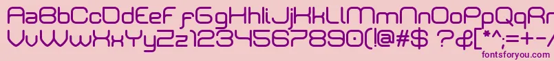 Rivaldizakie Font – Purple Fonts on Pink Background