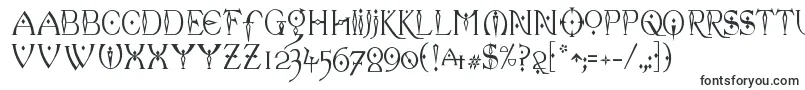 Шрифт Celexa – готические шрифты
