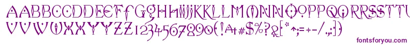 Celexa Font – Purple Fonts on White Background