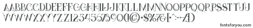 Starblackinline-fontti – Miesten fontit