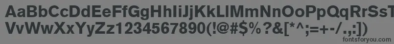 Шрифт ExpressBlackSsiBlack – чёрные шрифты на сером фоне