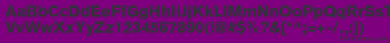 ExpressBlackSsiBlack Font – Black Fonts on Purple Background