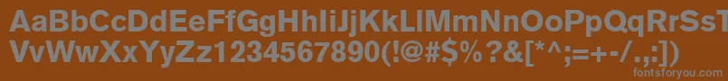 Шрифт ExpressBlackSsiBlack – серые шрифты на коричневом фоне