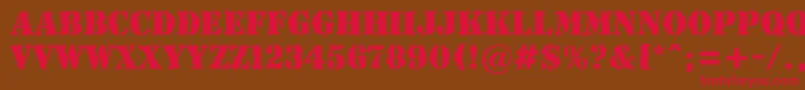 More about AStamperrgbt Font AStamperrgbt Font – Red Fonts on Brown Background