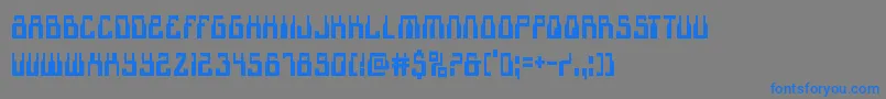 1968odysseycond-fontti – siniset fontit harmaalla taustalla