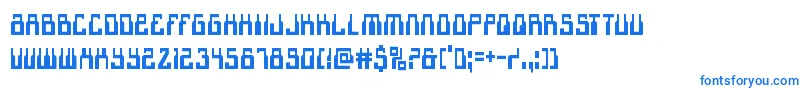 1968odysseycond Font – Blue Fonts on White Background