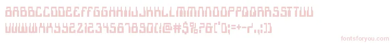 Шрифт 1968odysseycond – розовые шрифты на белом фоне
