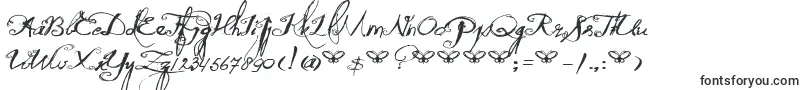 DkQuiltedButterfly-Schriftart – Schriften für Adobe Reader