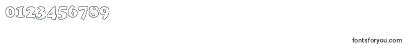 CooperBlackOutlineBt Font – Fonts for Numbers and Digits
