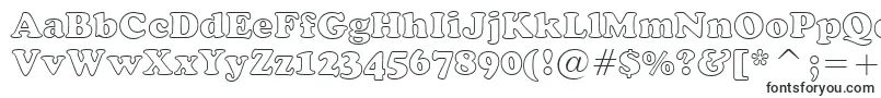 Шрифт CooperBlackOutlineBt – шрифты для вырезания
