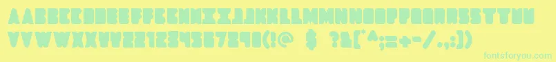 More about Dropship Font Dropship Font – Green Fonts on Yellow Background