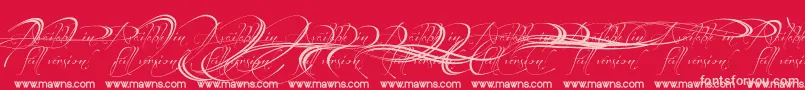 BeforetherainswashesPersonalUseDemo-Schriftart – Rosa Schriften auf rotem Hintergrund