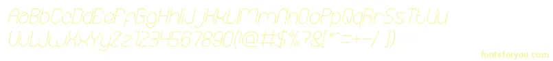 EssentialArrangementItalic Font – Yellow Fonts