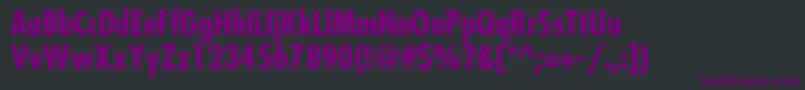FujiyamaBold Font – Purple Fonts on Black Background