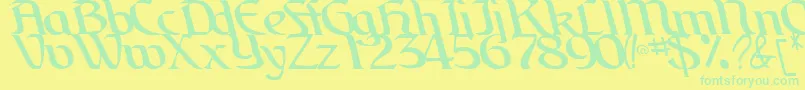 Más sobre la fuente BrainRegularTtstd fuente BrainRegularTtstd – Fuentes Verdes Sobre Fondo Amarillo