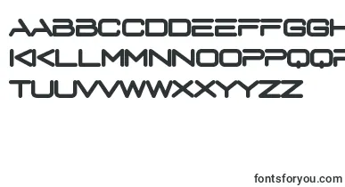 D3euronismB font – english Fonts