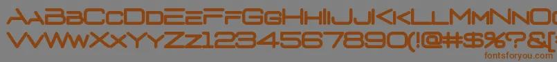 Weitere Informationen zur D3euronismB-Schriftart D3euronismB-Schriftart – Braune Schriften auf grauem Hintergrund