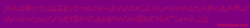 VampireGames3D Font – Red Fonts on Purple Background