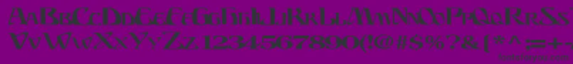 BillionsfontRegularTtext-Schriftart – Schwarze Schriften auf violettem Hintergrund