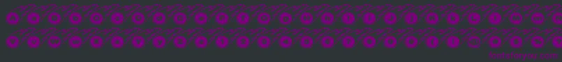 Meteorgm Font – Purple Fonts on Black Background