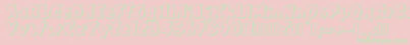 PullstarHoliday Font – Green Fonts on Pink Background