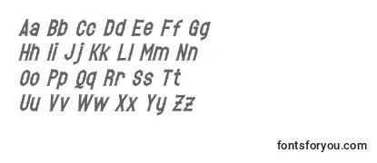 Обзор шрифта HetfieldItalic