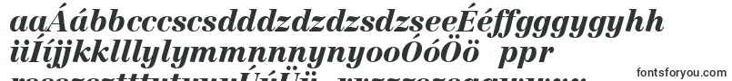 LinotypeCentennialLt96BlackItalic-Schriftart – ungarische Schriften