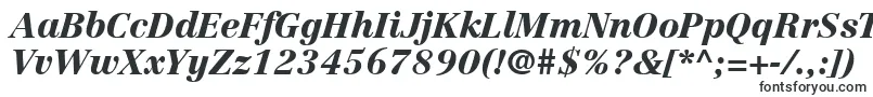 Czcionka LinotypeCentennialLt96BlackItalic – staranne czcionki