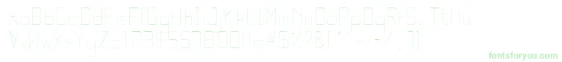 QuarterLight Font – Green Fonts on White Background