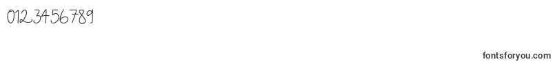Skolateka-Schriftart – Schriften für Zahlen und Nummern