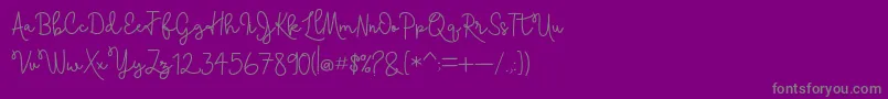 More about Skolateka Font Skolateka Font – Gray Fonts on Purple Background