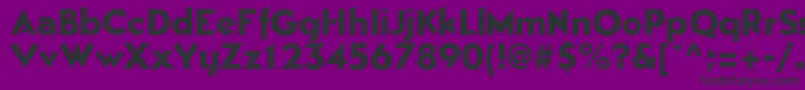 EpicgothicRegular-fontti – mustat fontit violetilla taustalla