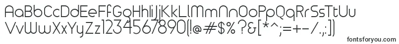 Timeburnernormal-fontti – Fontit Linuxille