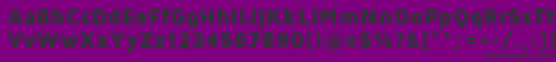 MavenProBlack-Schriftart – Schwarze Schriften auf violettem Hintergrund