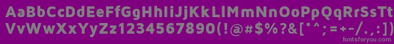 MavenProBlack Font – Gray Fonts on Purple Background