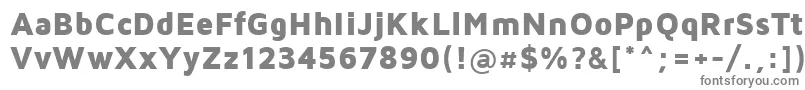 フォントMavenProBlack – 白い背景に灰色の文字