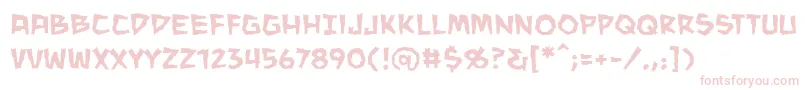 En savoir plus sur la police ManeaterBb Police ManeaterBb – polices roses sur fond blanc