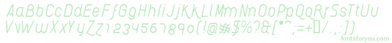 AikelsoLi-Schriftart – Grüne Schriften