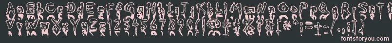 Myfont Font – Pink Fonts on Black Background